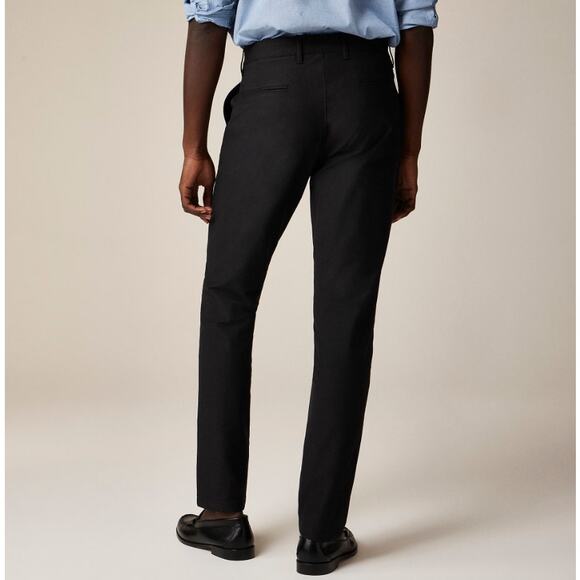 J.Crew Performance 1040 Athletic Tapered-Fit Tech Pants Mens 36x34 Black Stretch - Picture 2 of 10